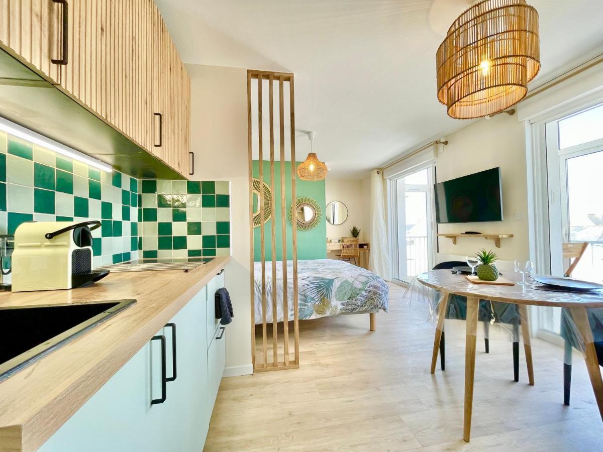 Le Phare Ouest - 80 M De La Mer - Vue Ocean Sur Le Balcon - Entierement Renove - Internet Haut Debit - Nouveau Ploemeur Εξωτερικό φωτογραφία