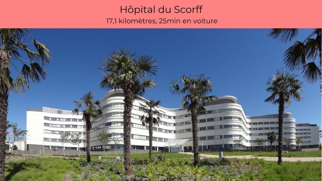 Le Phare Ouest - 80 M De La Mer - Vue Ocean Sur Le Balcon - Entierement Renove - Internet Haut Debit - Nouveau Ploemeur Εξωτερικό φωτογραφία